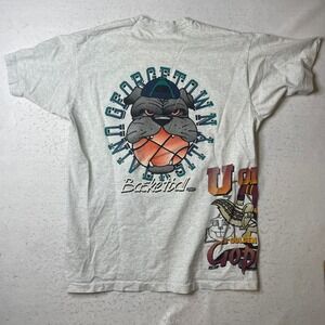 Vintage 90s Fruit of the Loom Georgetown Minnesota Gophers T-Shirt XXL Gray USA